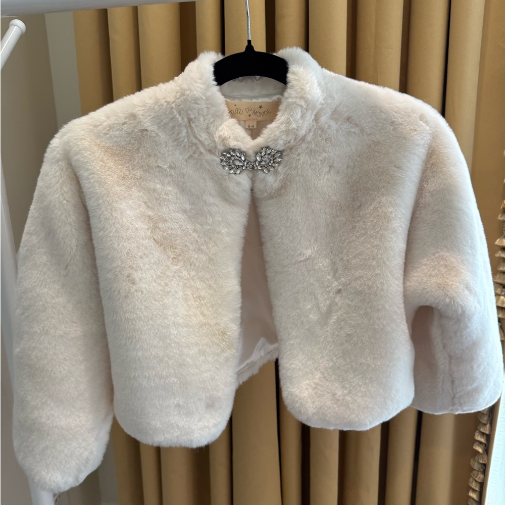 Tutu Du Monde girls fur jacket